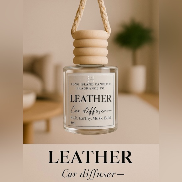 Leather Car Diffuser - 8ml | Rich, Earthy, Musk & Bold Scent | Fragrance - Picture 5 of 6